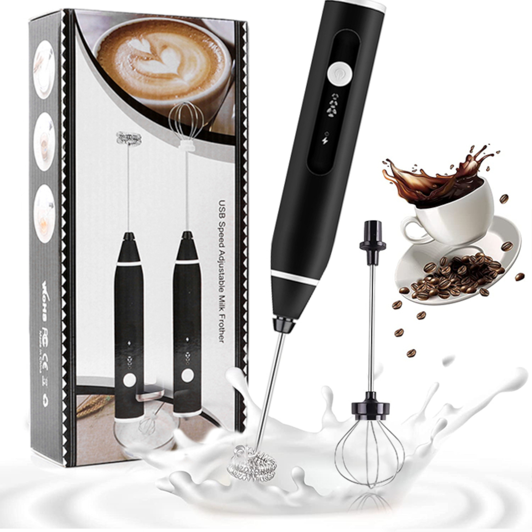 USB Rechargeable Handheld Electric Milk Frother – GREATKUP Coffee